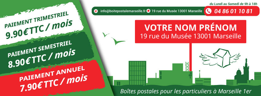 Domiciliation postale pour particuliers